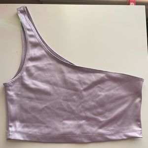 One Shoulder Crop Top